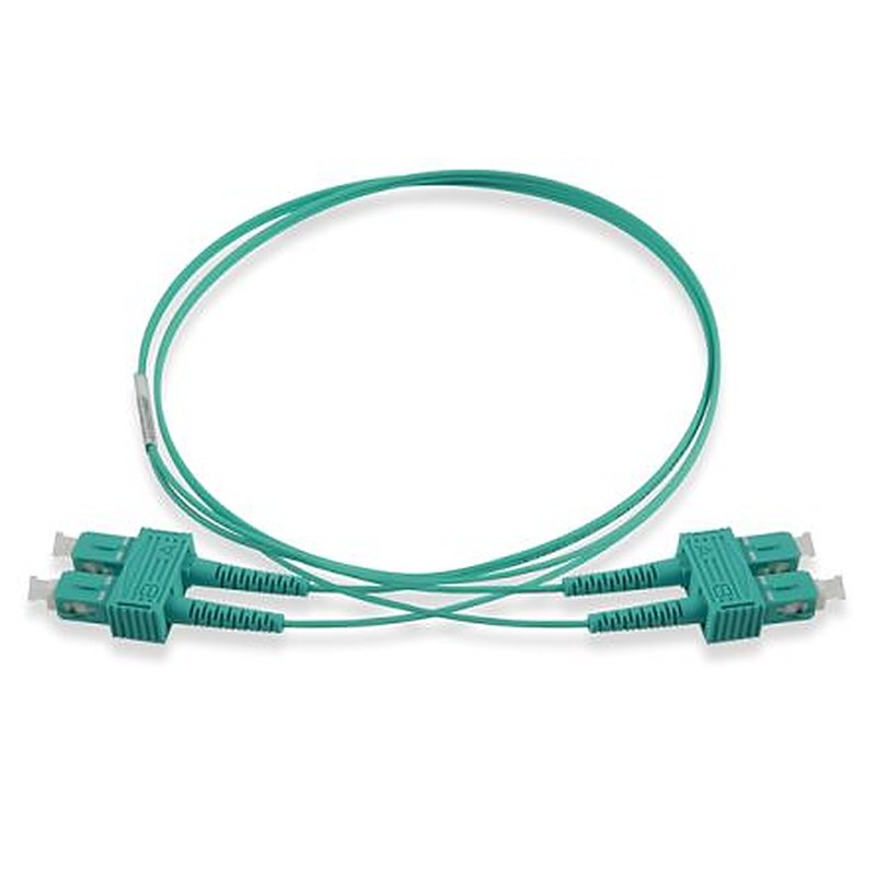 Schneider Electric SC to Fibre Optic Cable, Light Blue, 3 m