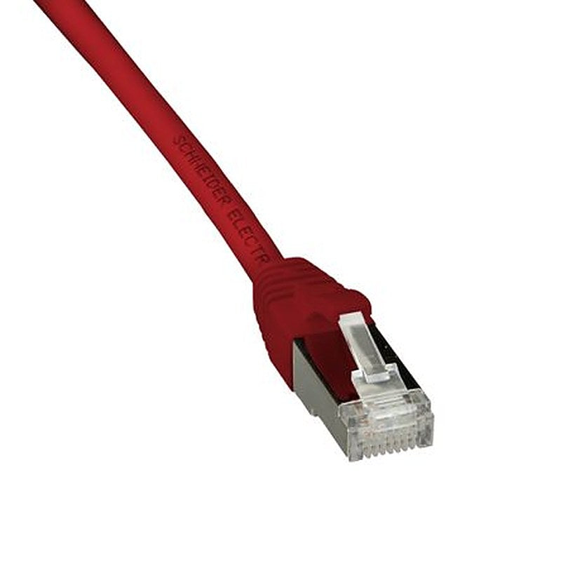 Schneider Electric, 2 m Cat6a Ethernet Cable, Red RJ45 to Male RJ45 Male Polyethylene Sheath, S/FTP
