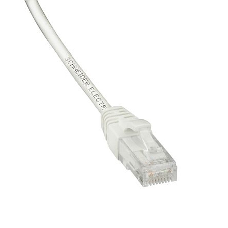 Schneider Electric Actassi Cat6 Patch cable, 2 m, White, F/FTP Screened Polyethylene Sheath