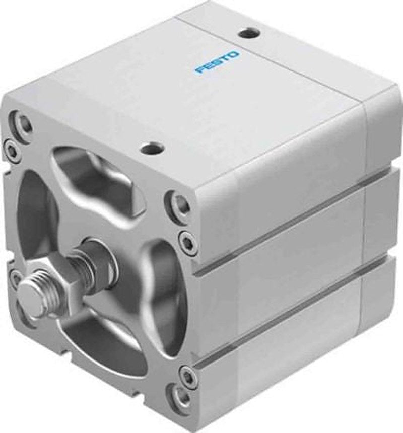 Festo Pneumatic Compact Cylinder - 536380 100 mm Bore, 50 mm ADN-100-50-A-P-A Series, Double Acting Acting