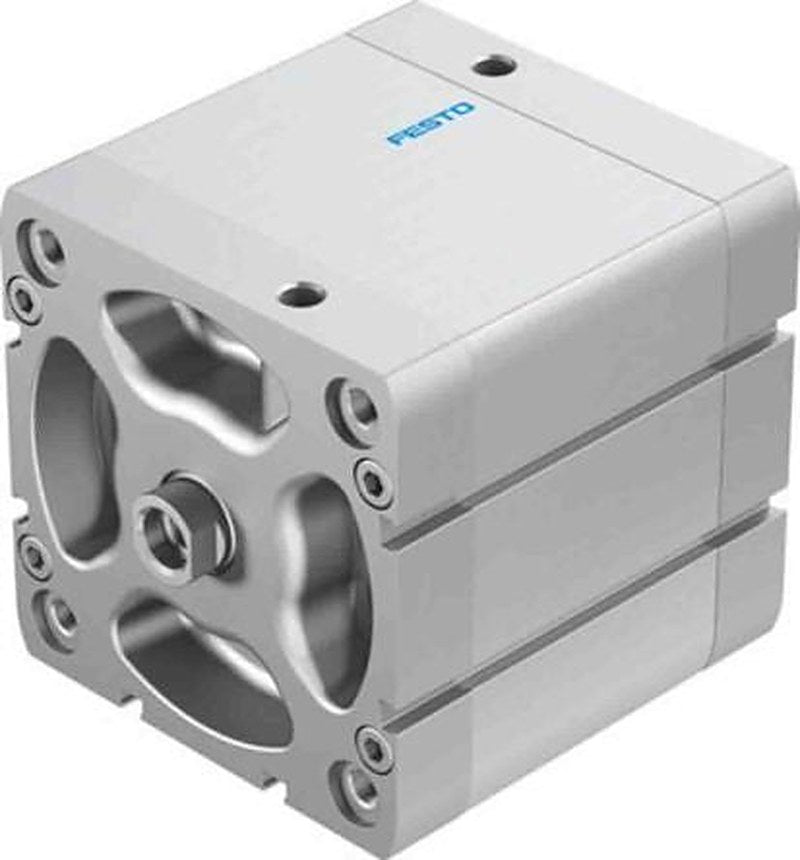 Festo Pneumatic Compact Cylinder - 536390 100 mm Bore, 50 mm ADN Series, Double Acting Acting
