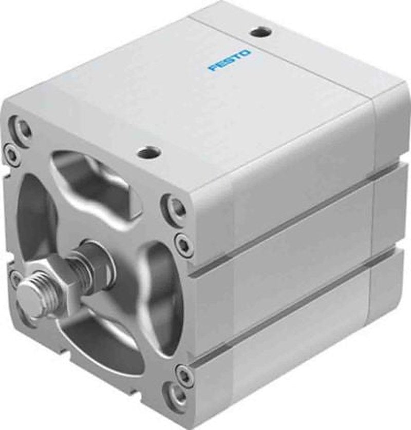 Festo Pneumatic Compact Cylinder - 577206 100 mm Bore, 60 mm ADN-100-60-A-PPS-A Series, Double Acting Acting