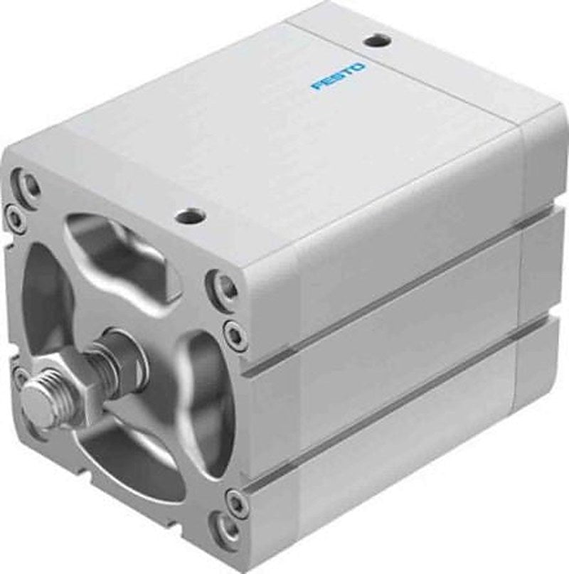 Festo Pneumatic Compact Cylinder - 536382 100 mm Bore, 80 mm ADN-100-80-A-P-A Series, Double Acting Acting