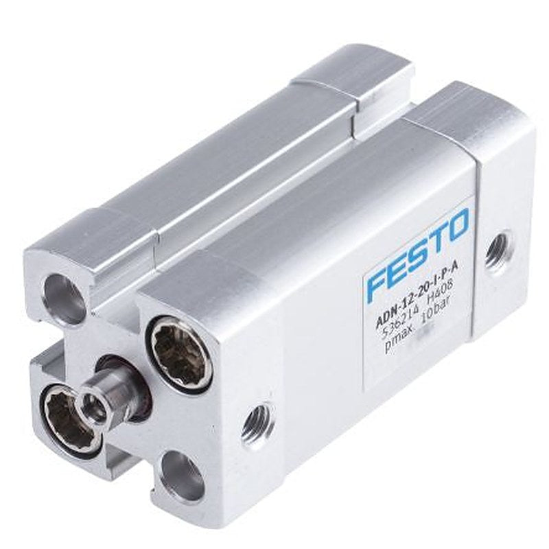 Festo Pneumatic Cylinder - 536214 12 mm Bore, 20 mm ADN Series, Double Acting Acting