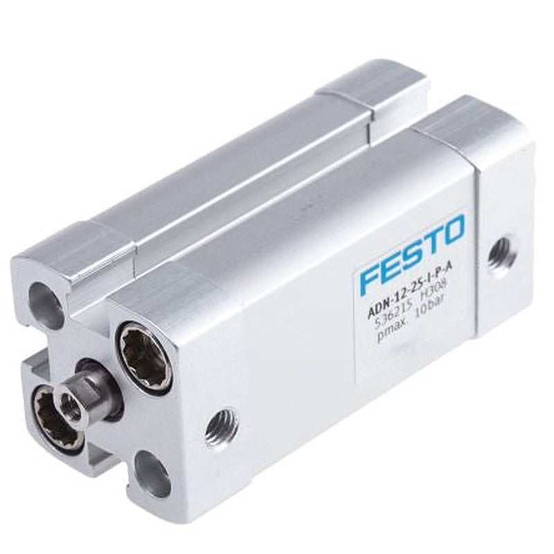 Festo Pneumatic Cylinder - 536215 12 mm Bore, 25 mm ADN Series, Double Acting Acting