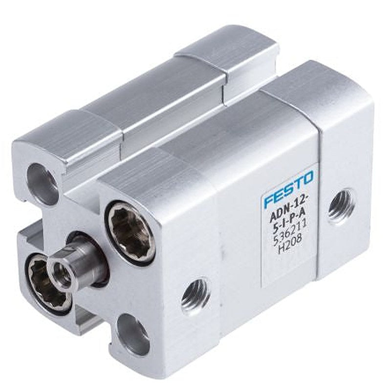Festo Pneumatic Cylinder - 536211 12 mm Bore, 5 mm ADN Series, Double Acting Acting