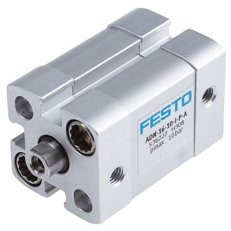 Festo Pneumatic Cylinder - 536227 16 mm Bore, 10 mm ADN Series, Double Acting Acting