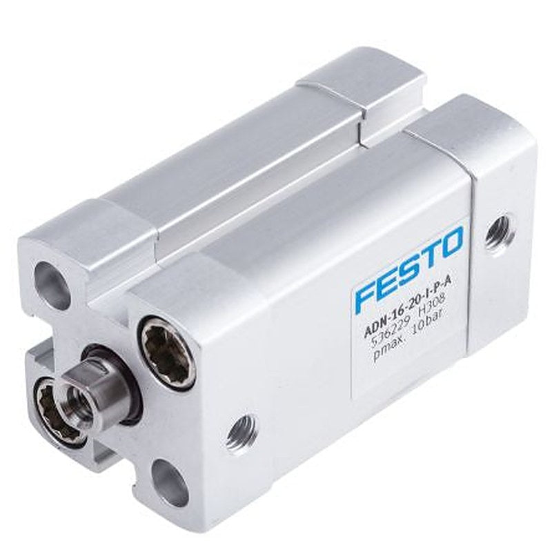 Festo Pneumatic Cylinder - 536229 16 mm Bore, 20 mm ADN Series, Double Acting Acting
