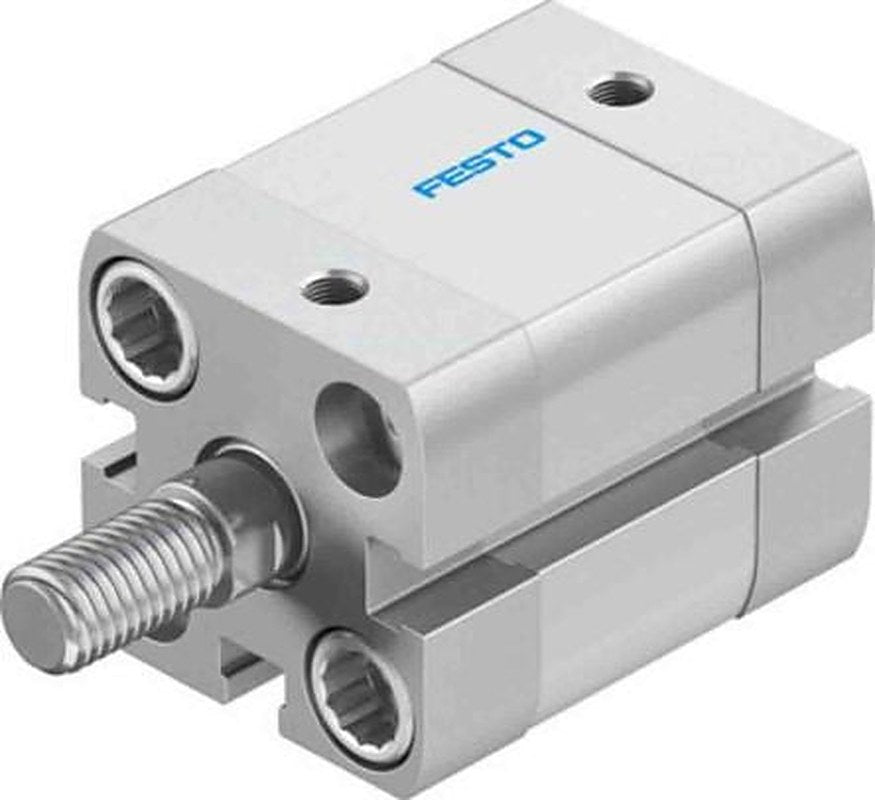 Festo Pneumatic Compact Cylinder - 577166 20 mm Bore, 10 mm ADN Series, Double Acting Acting