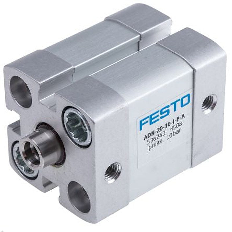 Festo Pneumatic Cylinder - 536243 20 mm Bore, 10 mm ADN Series, Double Acting Acting