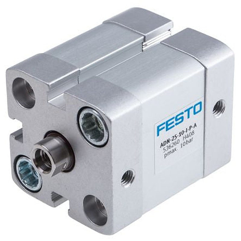 Festo Pneumatic Cylinder - 536260 25 mm Bore, 10 mm ADN Series, Double Acting Acting