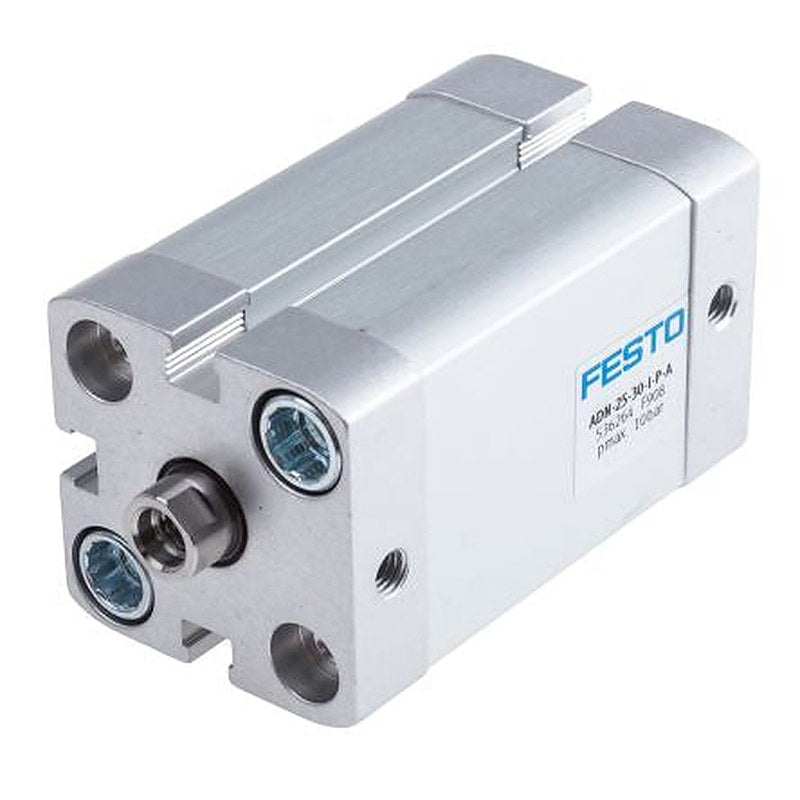 Festo Pneumatic Cylinder - 536264 25 mm Bore, 30 mm ADN Series, Double Acting Acting