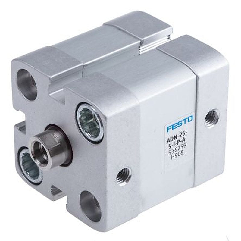 Festo Pneumatic Cylinder - 536259 25 mm Bore, 5 mm ADN Series, Double Acting Acting