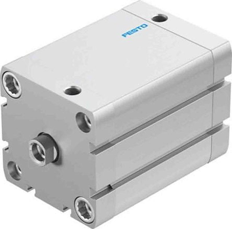 Festo Pneumatic Compact Cylinder - 572707 63 mm Bore, 60 mm ADN Series, Double Acting Acting