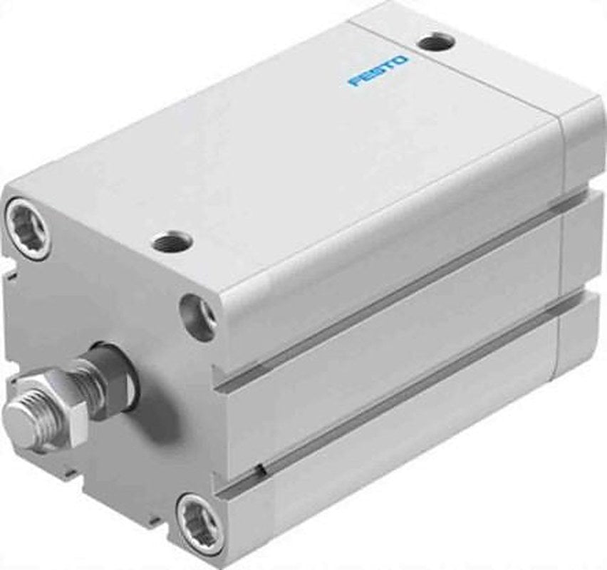 Festo Pneumatic Compact Cylinder - 572717 63 mm Bore, 80 mm ADN Series, Double Acting Acting