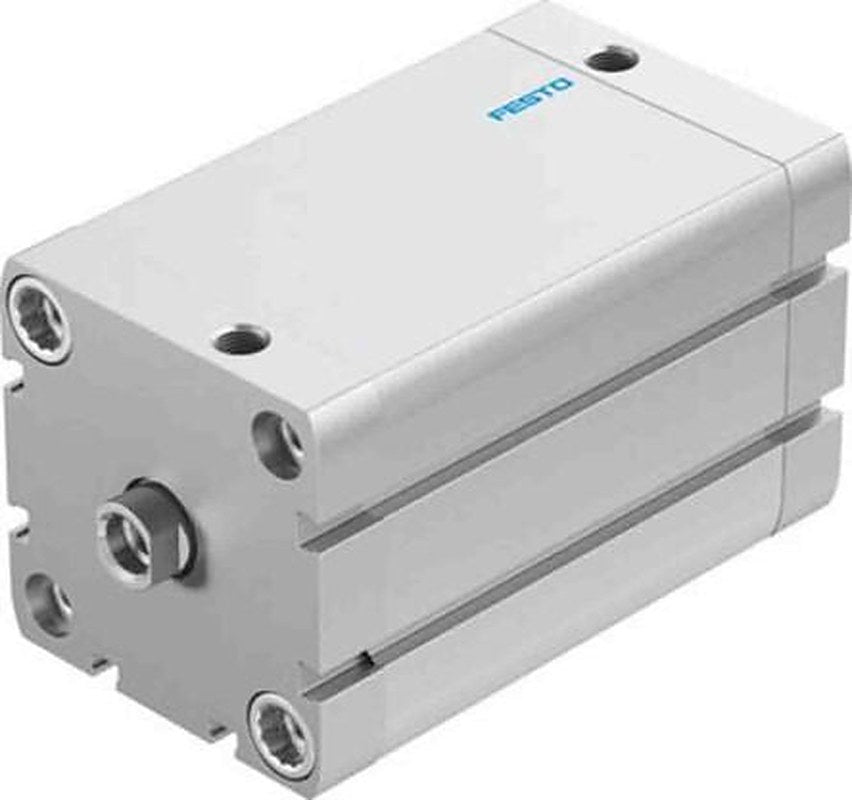 Festo Pneumatic Compact Cylinder - 536350 63 mm Bore, 80 mm ADN Series, Double Acting Acting