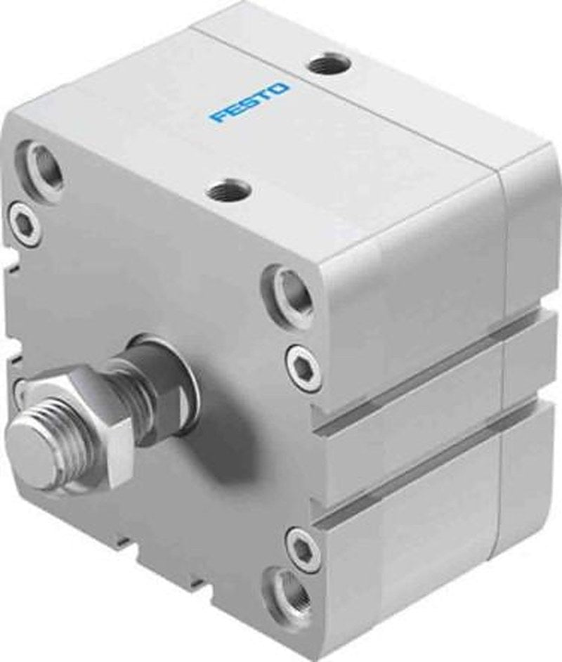 Festo Pneumatic Compact Cylinder - 572728 80 mm Bore, 15 mm ADN-80-15-A-PPS-A Series, Double Acting Acting