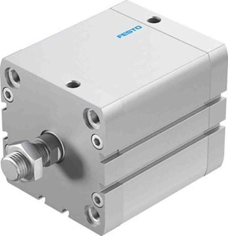 Festo Pneumatic Compact Cylinder - 536360 80 mm Bore, 60 mm ADN Series, Double Acting Acting