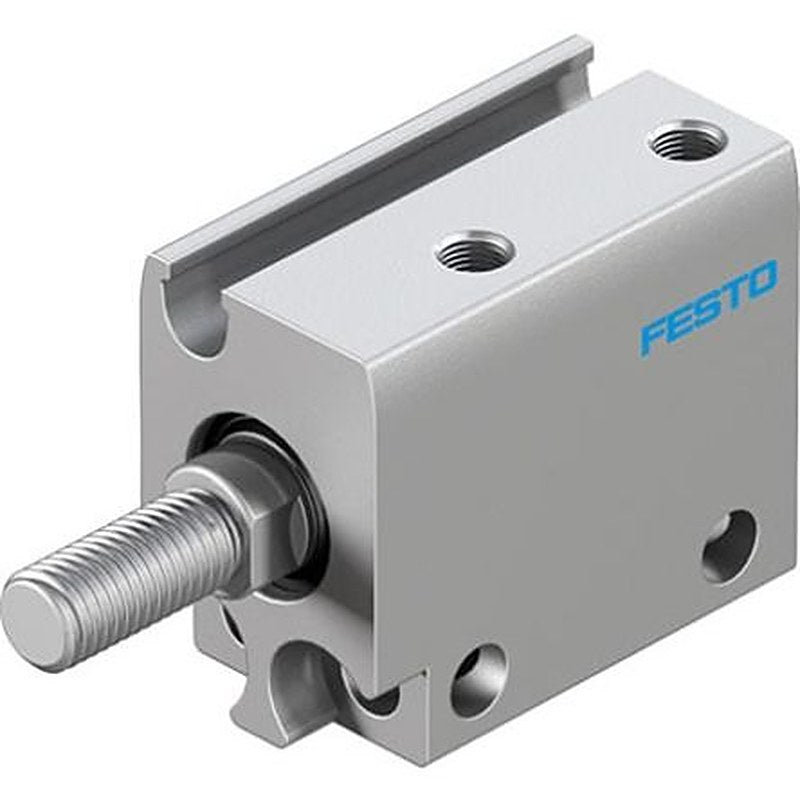 Festo Pneumatic Compact Cylinder - ADN-S-10-5-A-A-F1A 10 mm Bore, 5 mm ADN Series, Double Acting Acting