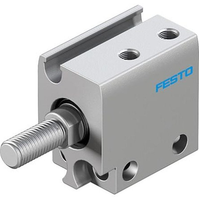 Festo Pneumatic Compact Cylinder - ADN-S-10-5-A-F1A 10 mm Bore, 5 mm ADN Series, Double Acting Acting