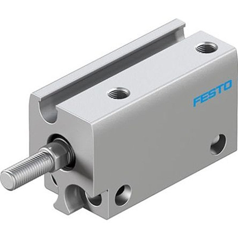 Festo Pneumatic Compact Cylinder - ADN-S-6-10-A-A-F1A 6 mm Bore, 10 mm ADN Series, Double Acting Acting