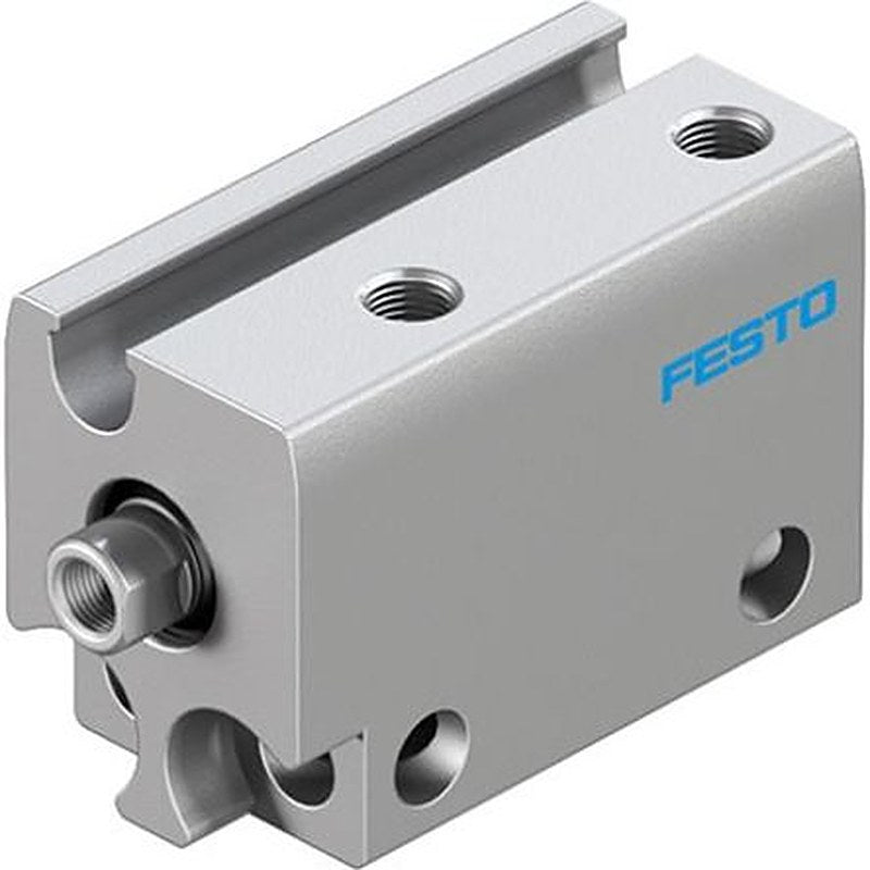 Festo Pneumatic Compact Cylinder - ADN-S-6-10-I-F1A 6 mm Bore, 10 mm ADN Series, Double Acting Acting