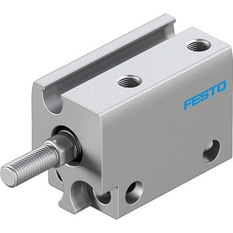 Festo Pneumatic Compact Cylinder - ADN-S-6-5-A-A-F1A 6 mm Bore, 5 mm ADN Series, Double Acting Acting