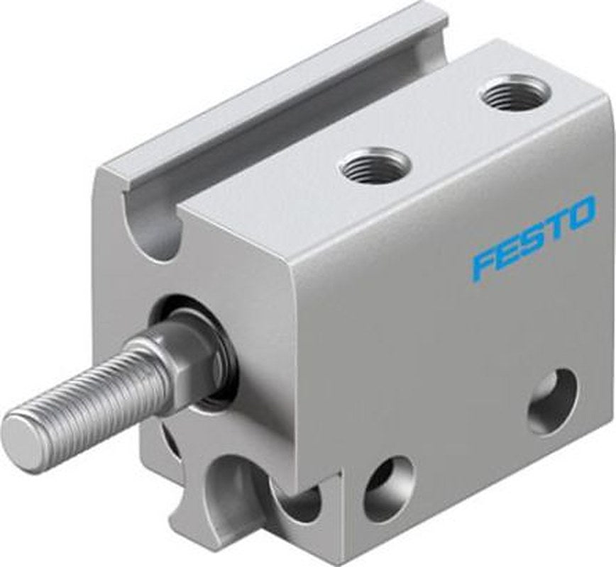 Festo Pneumatic Compact Cylinder - 8080598 6 mm Bore, 5 mm ADN Series, Double Acting Acting
