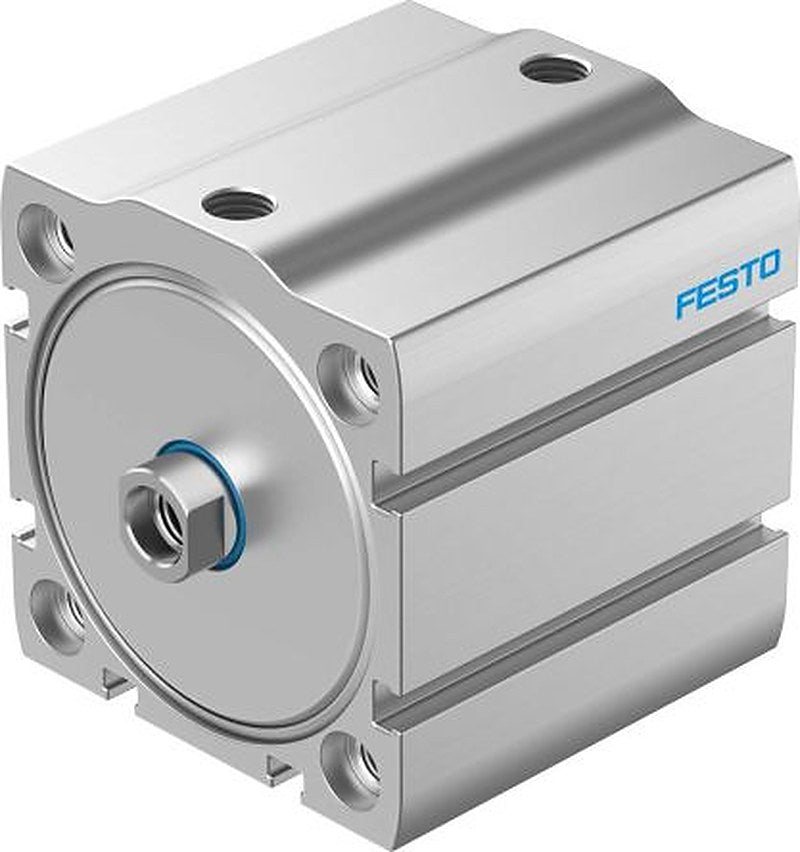 Festo Pneumatic Compact Cylinder - 5132667 63 mm Bore, 25 mm ADN-S-63-25-I-P-A Series, Double Acting Acting