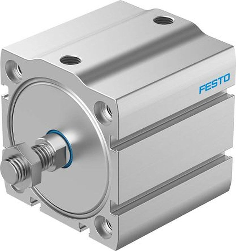Festo Pneumatic Compact Cylinder - 8092130 63 mm Bore, 5 mm ADN-S Series, Double Acting Acting