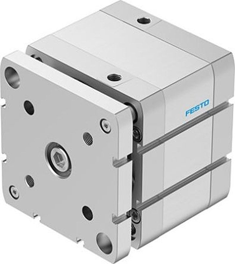 Festo Pneumatic Compact Cylinder - 577227 100 mm Bore, 25 mm ADNGF Series, Double Acting Acting