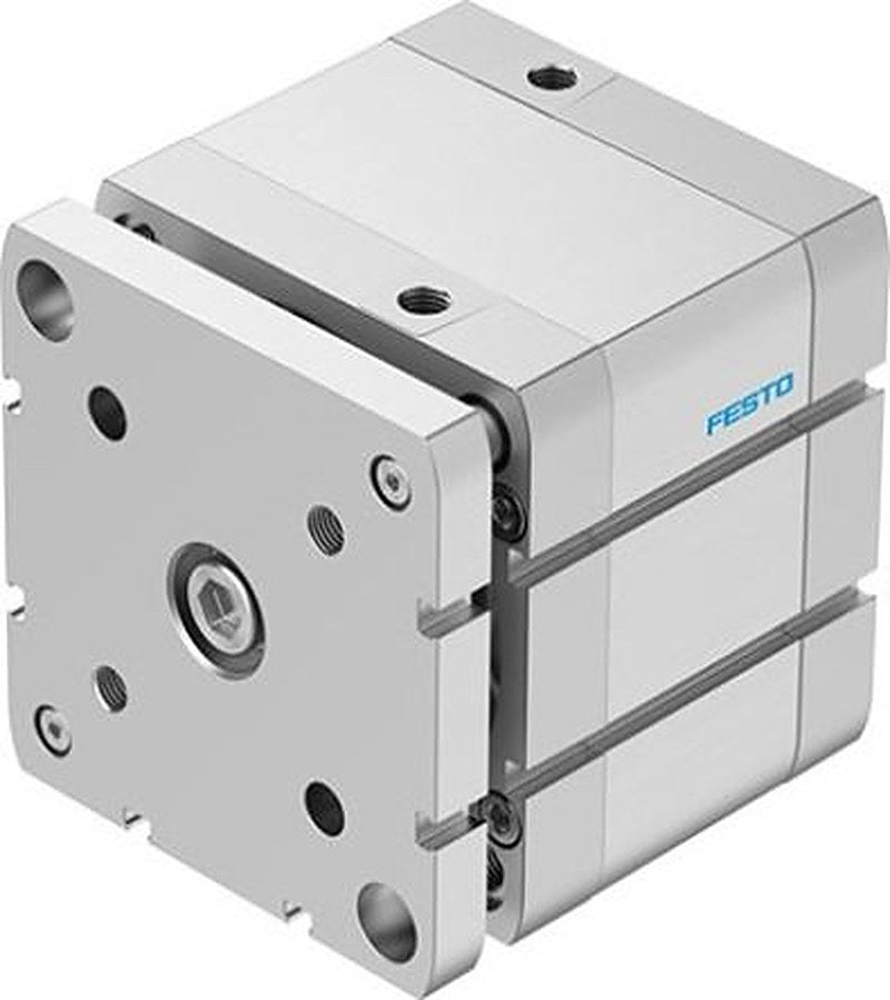 Festo Pneumatic Compact Cylinder - 577228 100 mm Bore, 30 mm ADNGF-100-30-PPS-A Series, Double Acting Acting