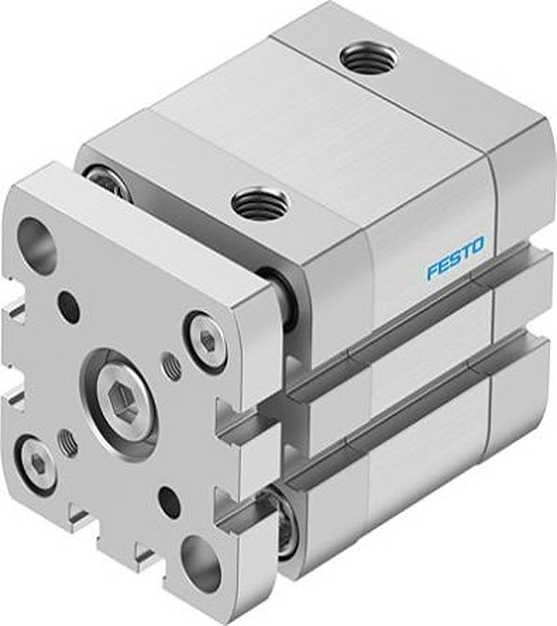 Festo Pneumatic Compact Cylinder - 574032 40 mm Bore, 15 mm ADNGF-40-15-PPS-A Series, Double Acting Acting