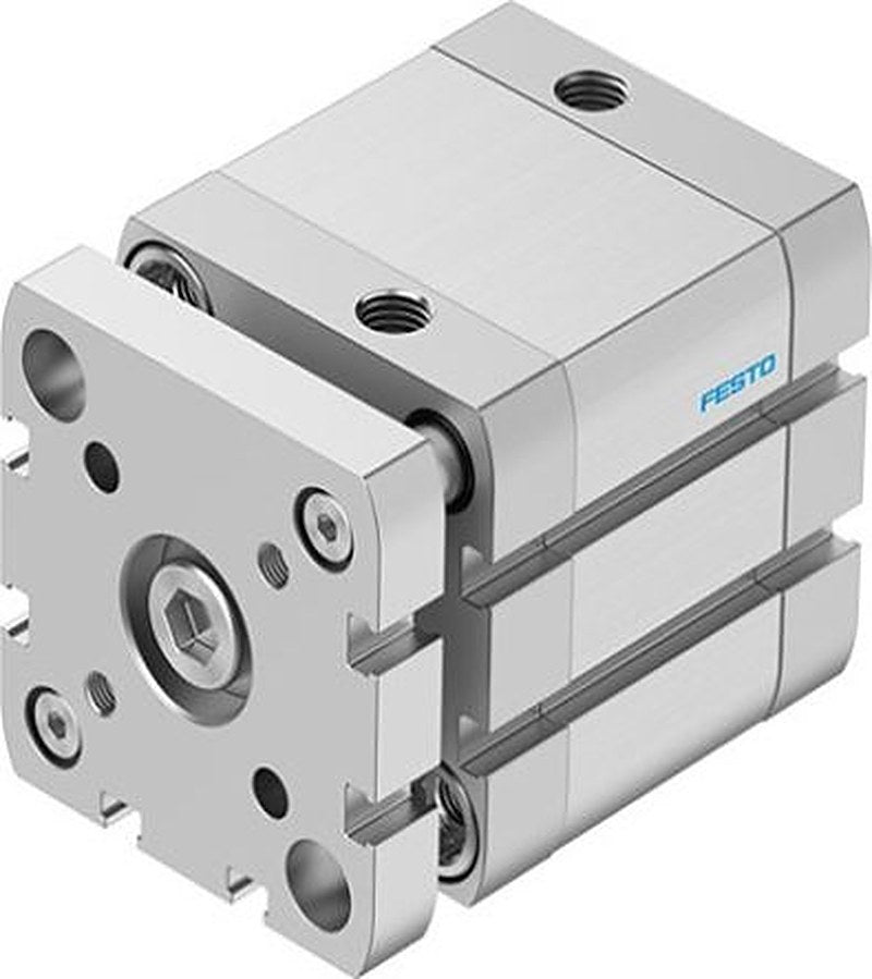 Festo Pneumatic Compact Cylinder - 574043 50 mm Bore, 25 mm ADNGF Series, Double Acting Acting
