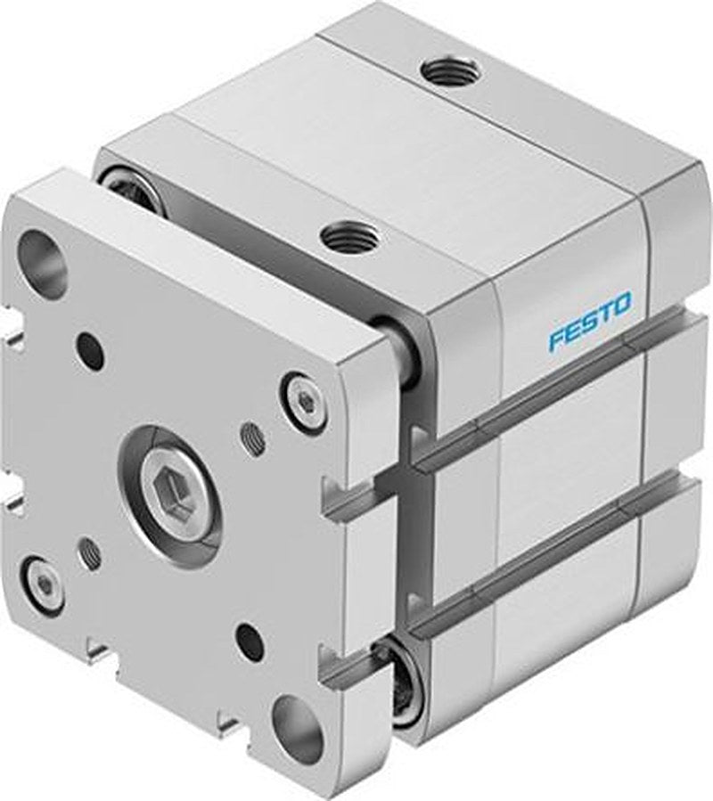 Festo Pneumatic Compact Cylinder - 574050 63 mm Bore, 15 mm ADNGF-63-15-PPS-A Series, Double Acting Acting