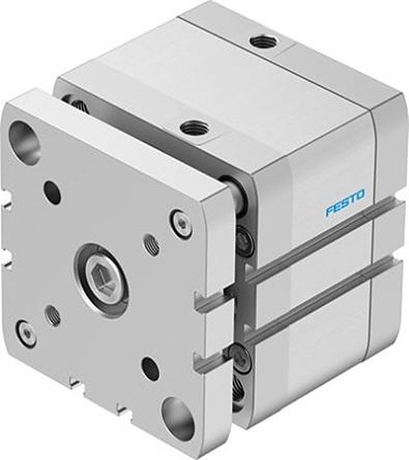 Festo Pneumatic Compact Cylinder - 574060 80 mm Bore, 20 mm ADNGF-80-20-PPS-A Series, Double Acting Acting
