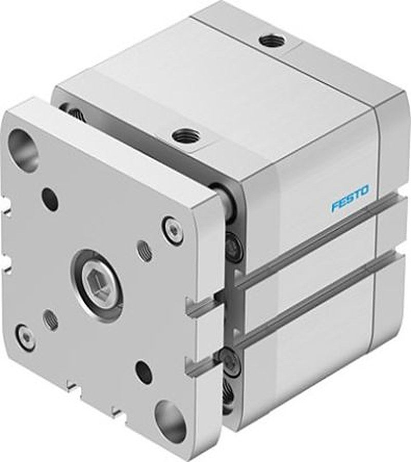 Festo Pneumatic Compact Cylinder - 574062 80 mm Bore, 30 mm ADNGF-80-30-PPS-A Series, Double Acting Acting