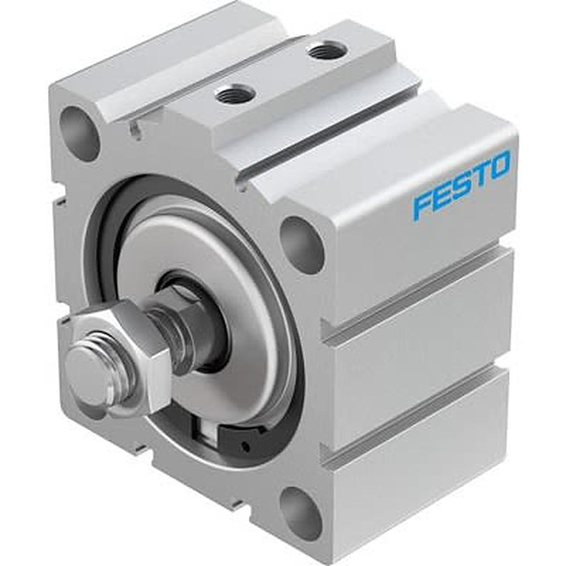 Festo Pneumatic Compact Cylinder - 188322 80 mm Bore, 20 mm ADVC Series, Double Acting Acting