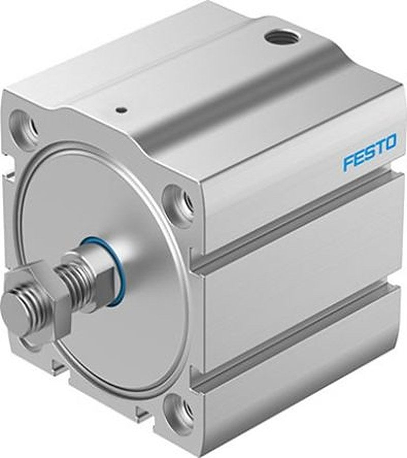 Festo Pneumatic Compact Cylinder - 8092148 63 mm Bore, 10 mm AEN-S-63-10-A-P-A Series, Single Acting Acting