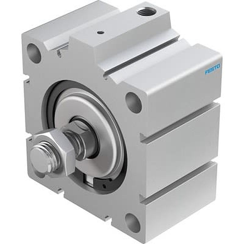 Festo Pneumatic Compact Cylinder - 188328 100 mm Bore, 10 mm AEVC Series, Single Acting Acting