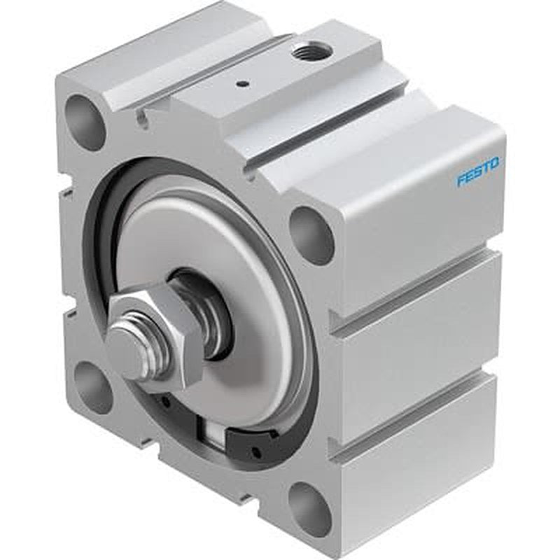 Festo Pneumatic Compact Cylinder - 188306 80 mm Bore, 10 mm AEVC Series, Single Acting Acting