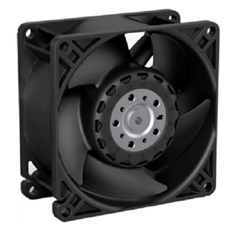 ebm-papst AxiForce 80 Series Axial Fan, 24V dc, 220 m³/h, 46.5 W, 1.93 A Max 80 mm 80mm 38 mm