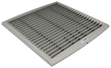 Schneider Electric Grey Injected Thermoplastic Vent Grille 316 mm, 316mm, 18 mm