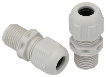 Phoenix Contact G-INS Series Light Grey Polyamide Cable Gland, M16 Thread, 4.5 mm min., 10 mm max., IP68, IP69