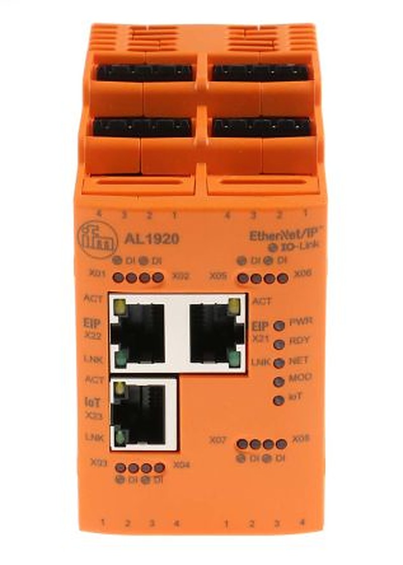 ifm electronic AL1920 Series Sensor Box, 8 Port, Ethernet