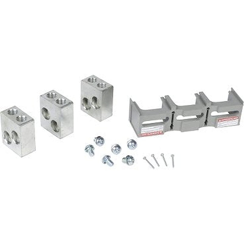 Circuit breaker accessory, PowerPacT M/P, lug kit, mechanical, 800A, 3/0 AWG to 600kcmil, unit mount and I-Line, Al, qty 3 (Circuit breaker accessory PowerPacT M/P) is a Schneider Electric product. Designed for reliable performance and long service life. Available across Iraq — contact us for pricing and delivery options.