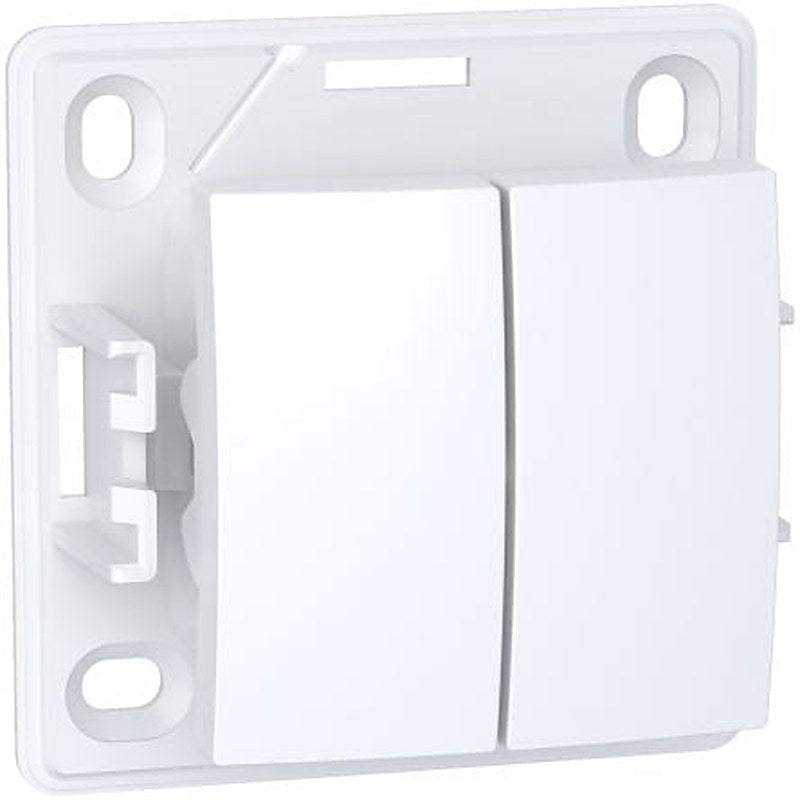 Schneider Electric White 2 Gang Light Switch Cover