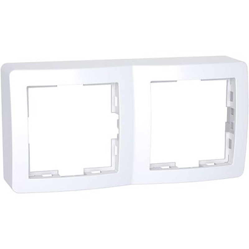 Schneider Electric White 2 Gang Light Switch Cover