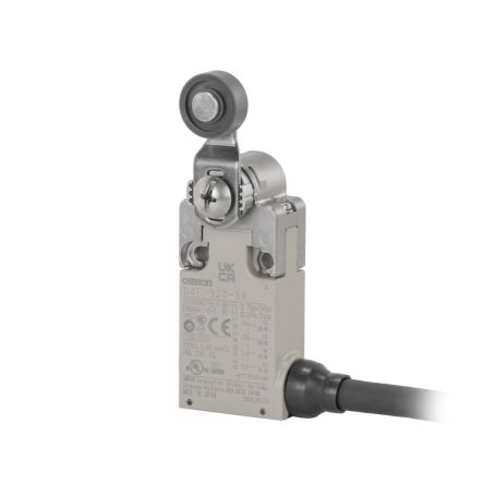 Omron D4F Series Roller Lever Safety Limit Switch, 2 NO/2 NC, IP67
