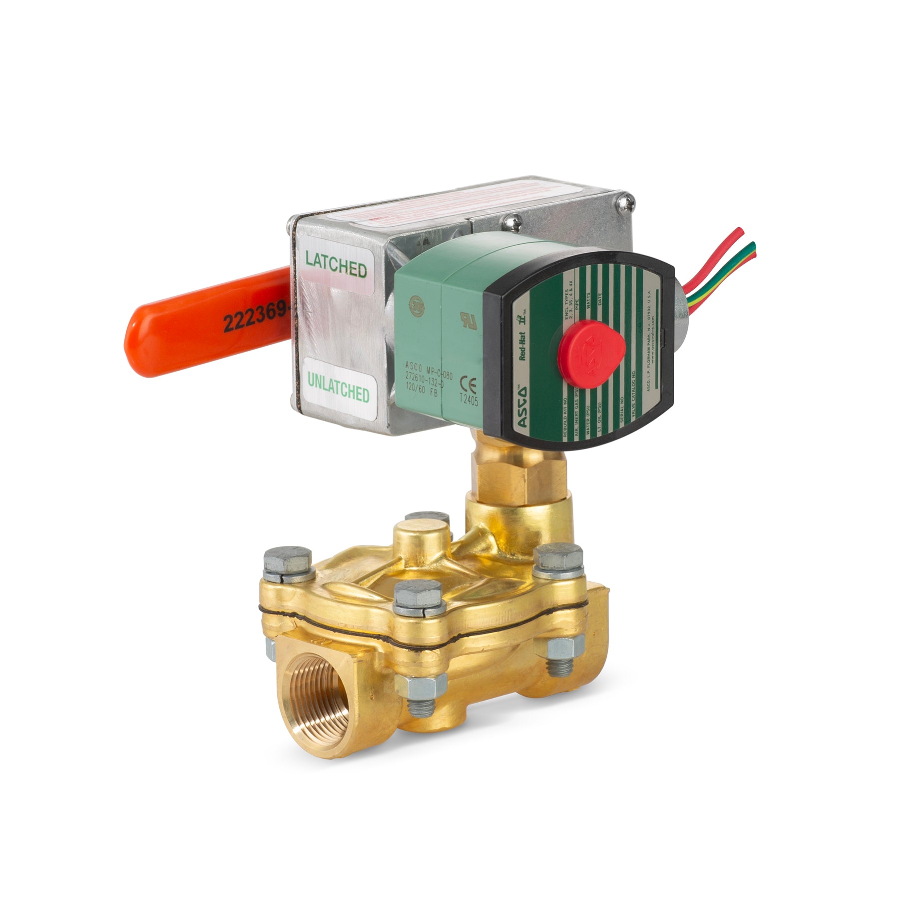 ASCO 025 Manual Reset Solenoid Valves